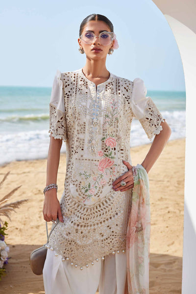 3 Piece Unstitched Embroidered Lawn Suit