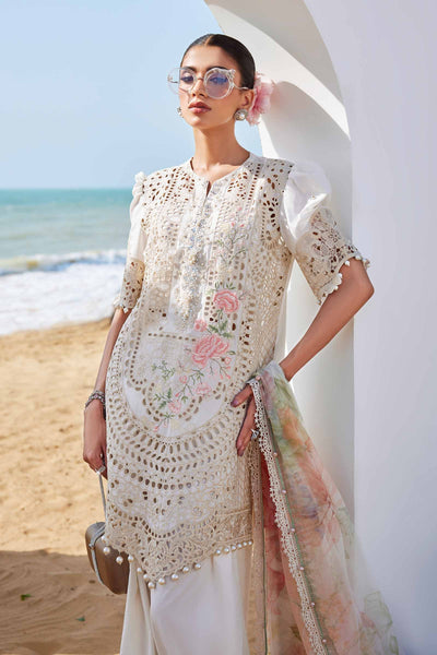3 Piece Unstitched Embroidered Lawn Suit