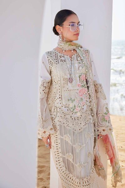 3 Piece Unstitched Embroidered Lawn Suit