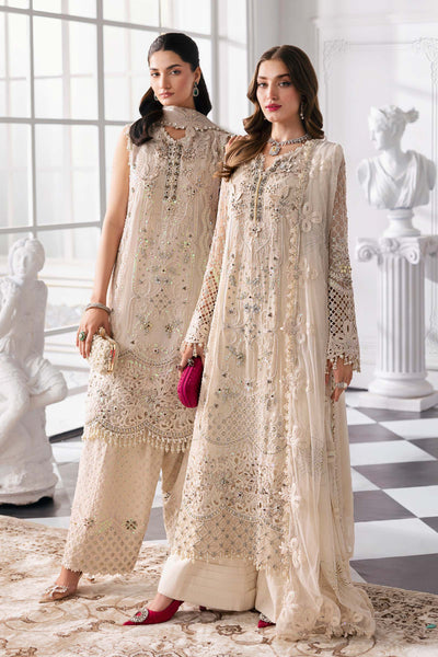 3 Piece Unstitched Embroidered Chiffon Suit