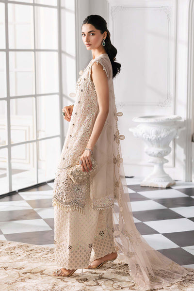3 Piece Unstitched Embroidered Chiffon Suit
