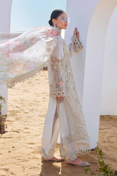 3 Piece Unstitched Embroidered Lawn Suit