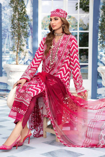 3 PIECE UNSTITCHED PRINTED SUIT MPT-2208-A