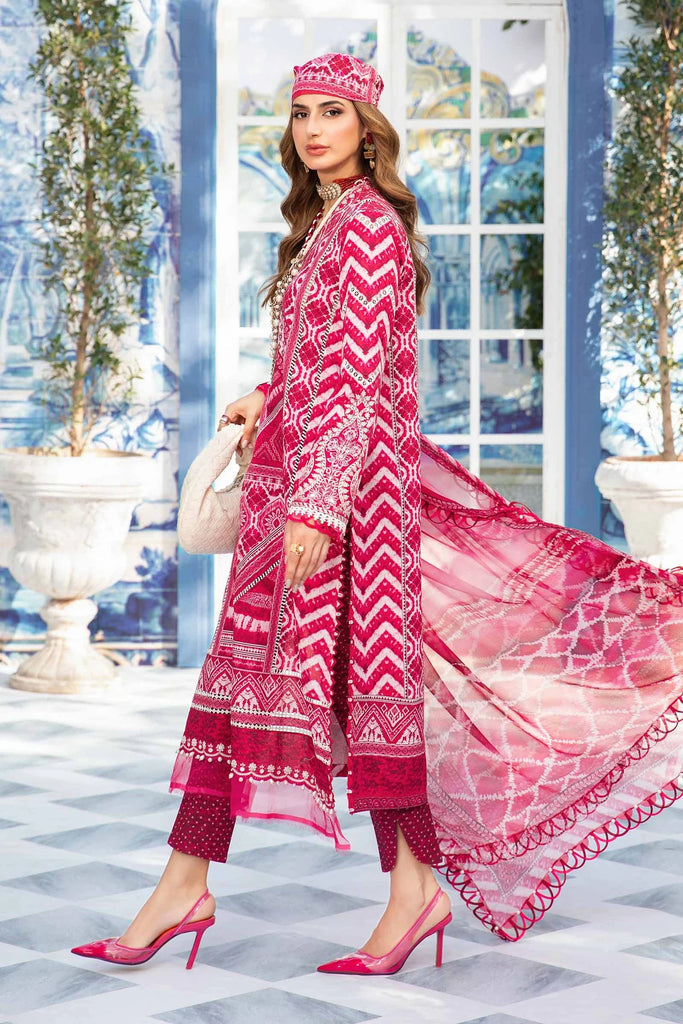 3 PIECE UNSTITCHED PRINTED SUIT MPT-2208-A