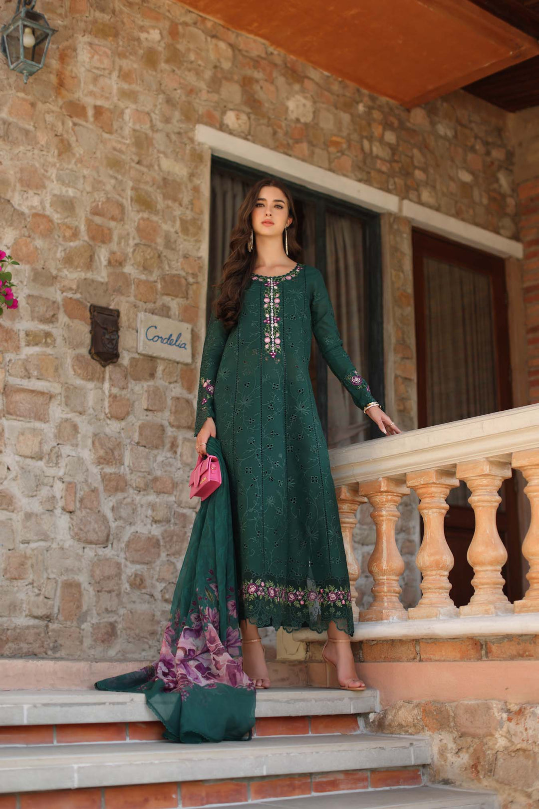 Luxury Schiffli Lawn Laserkar