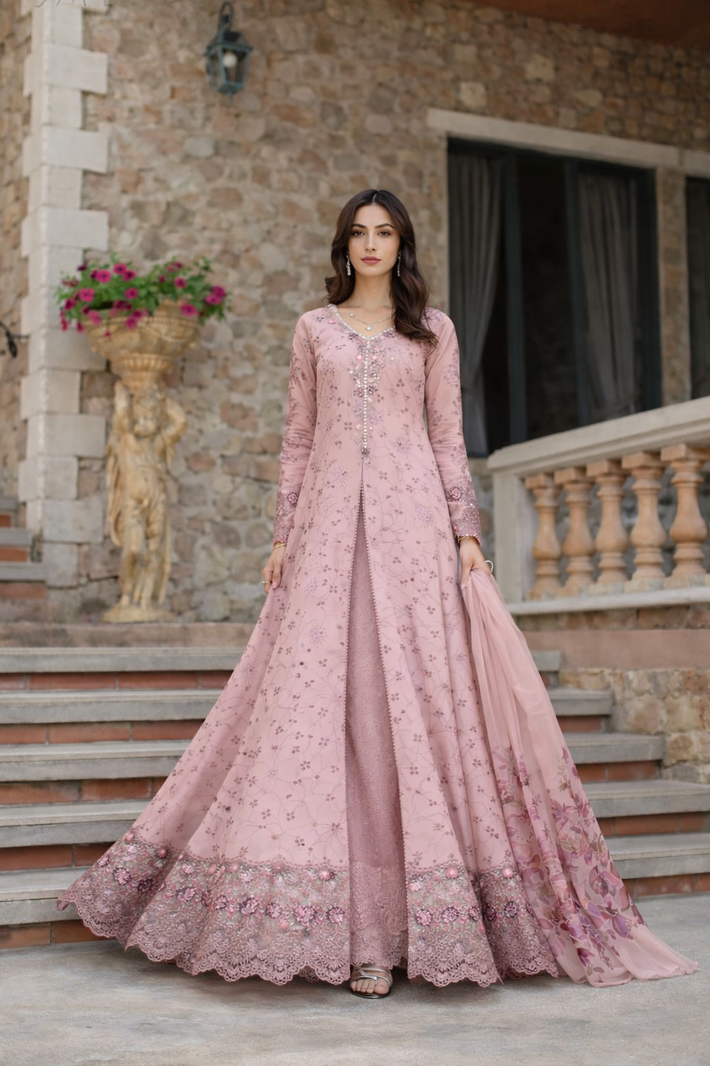 Luxury Schiffli Lawn Laserkar
