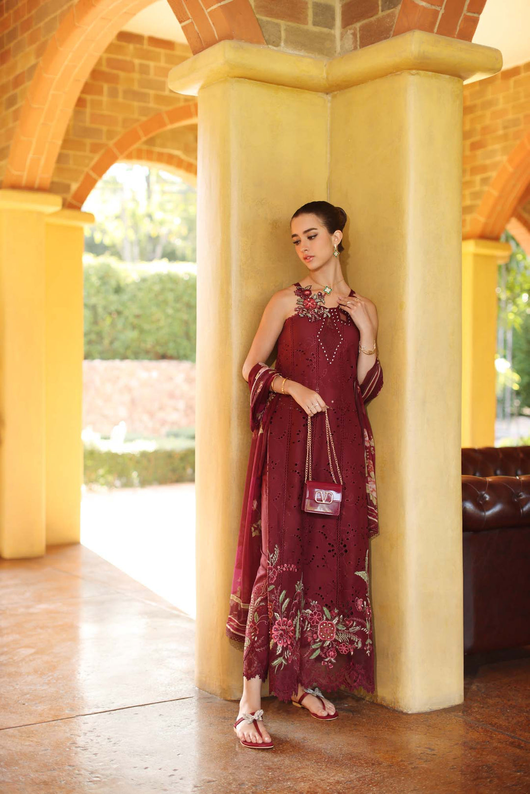 Luxury Schiffli Lawn Laserkar