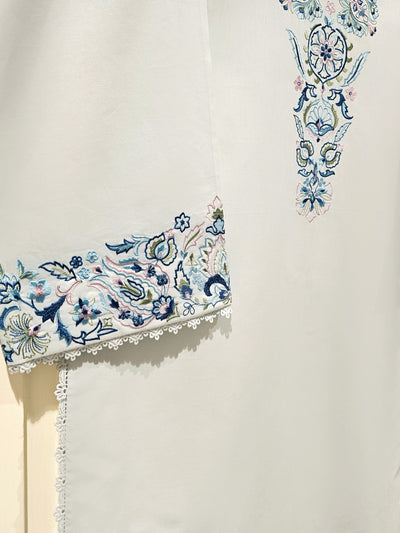 Pure Embroidered Lawn Shirt