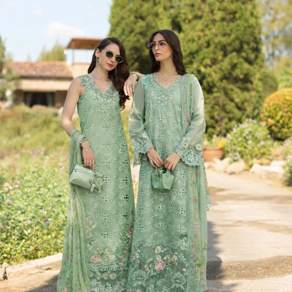 Luxury Schiffli Lawn Laserkar