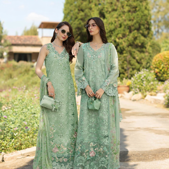 Luxury Schiffli Lawn Laserkar