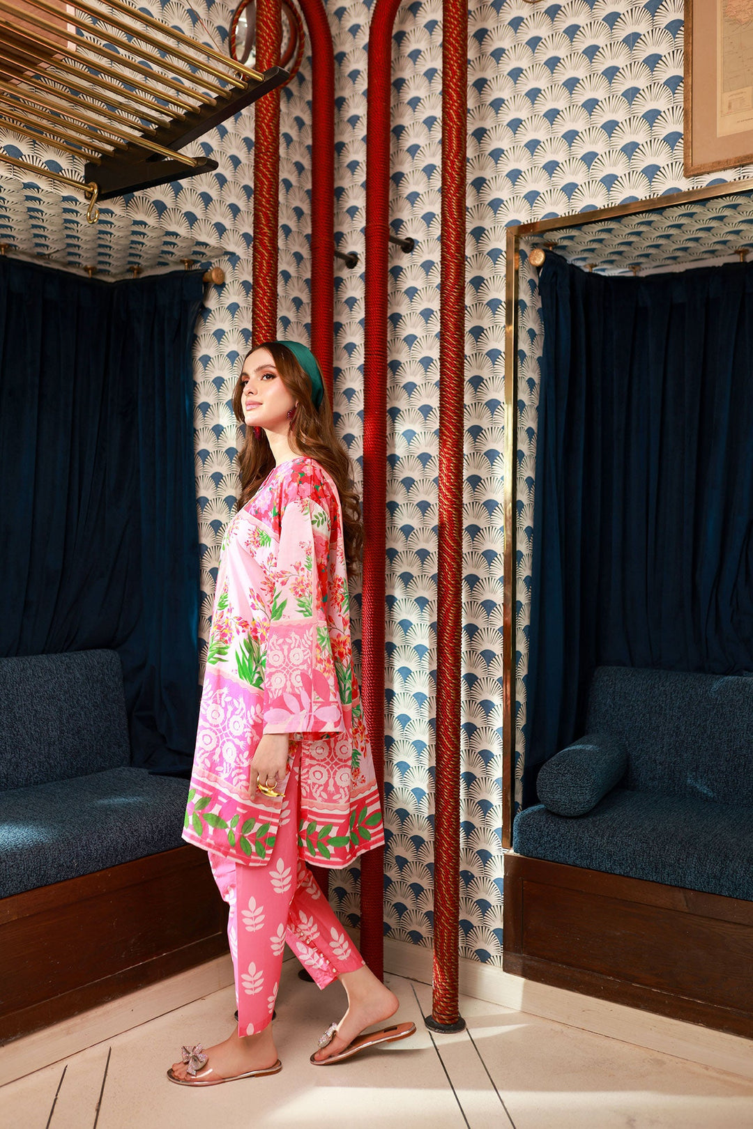 PRINTED KURTA WITH TROUSER