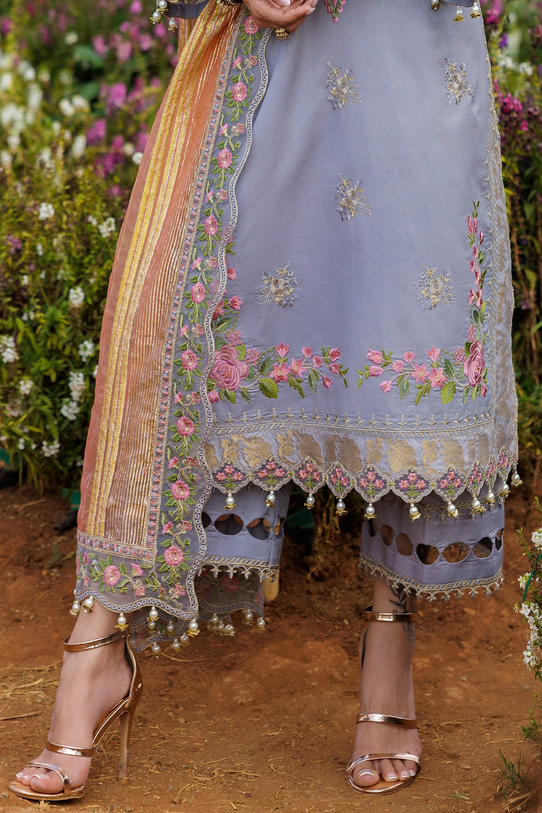 3-PC Unstitched Embroidered Lawn Collection
