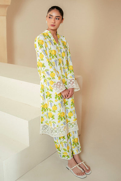 SOFT HYDRANGEA-2 PIECE LAWN SUIT