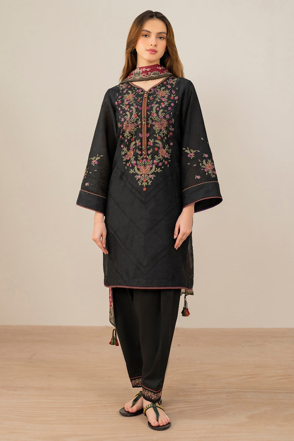 Unstitched EMBROIDERED Lawn