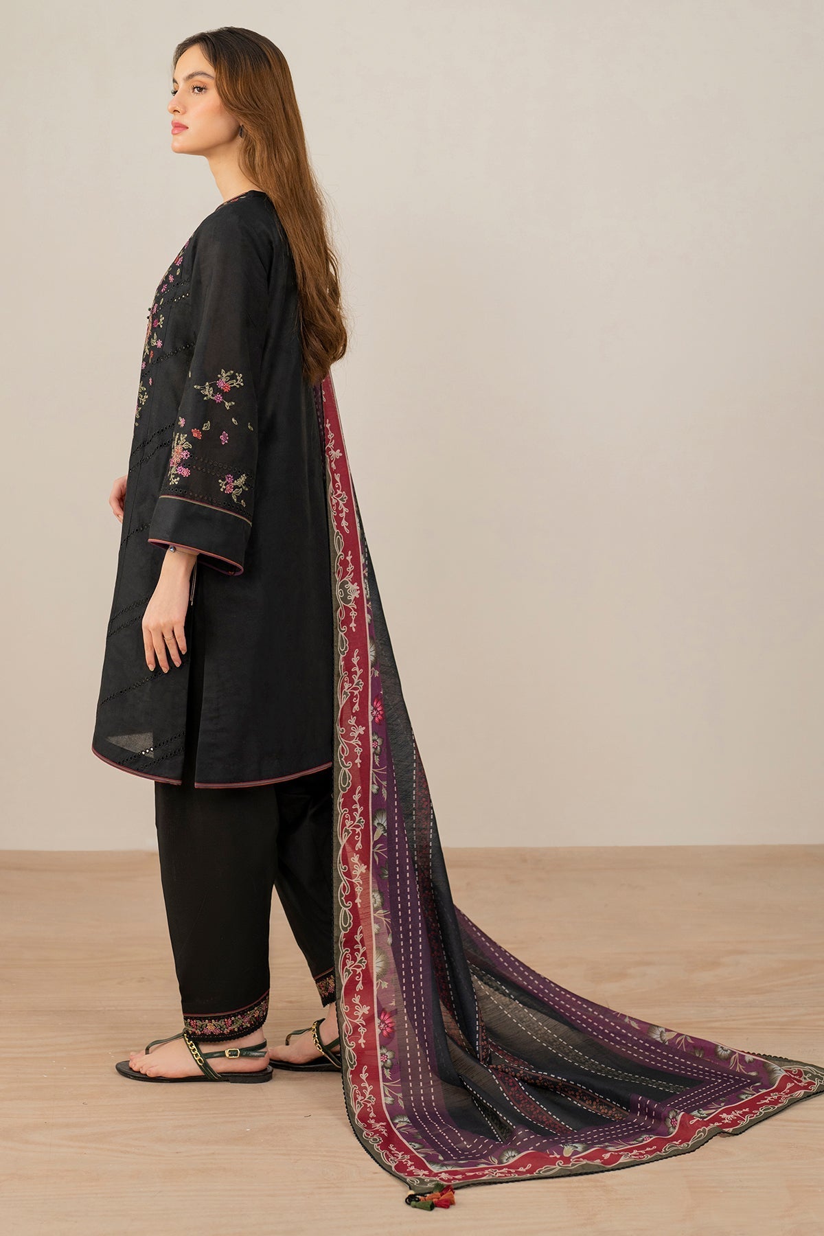 Unstitched EMBROIDERED Lawn
