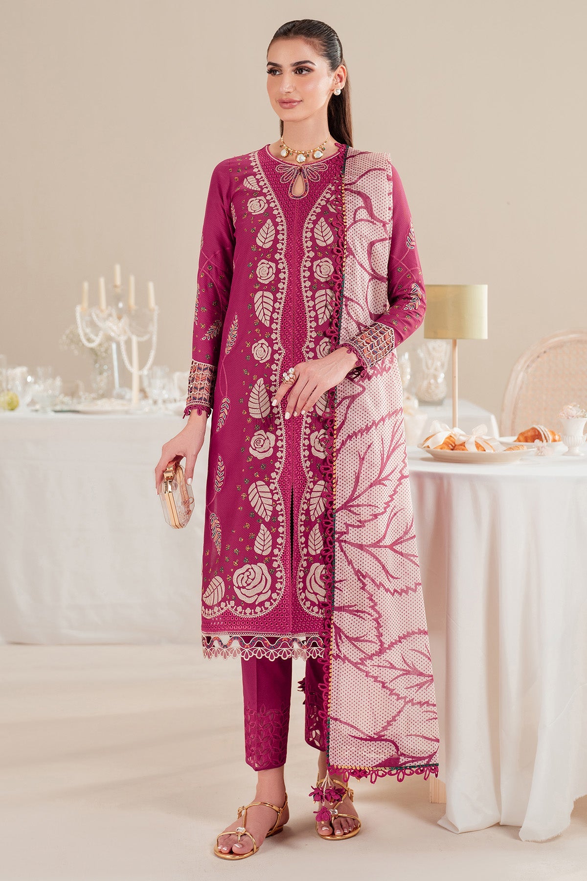 Iris EMBROIDERED DOBBY LAWN