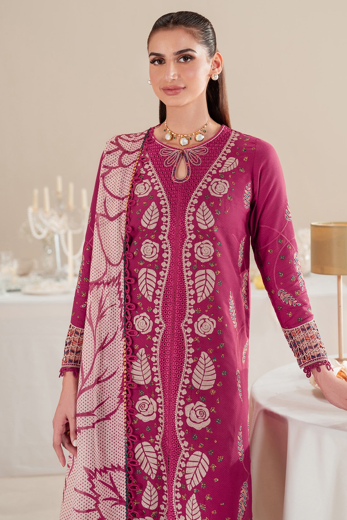 Iris EMBROIDERED DOBBY LAWN