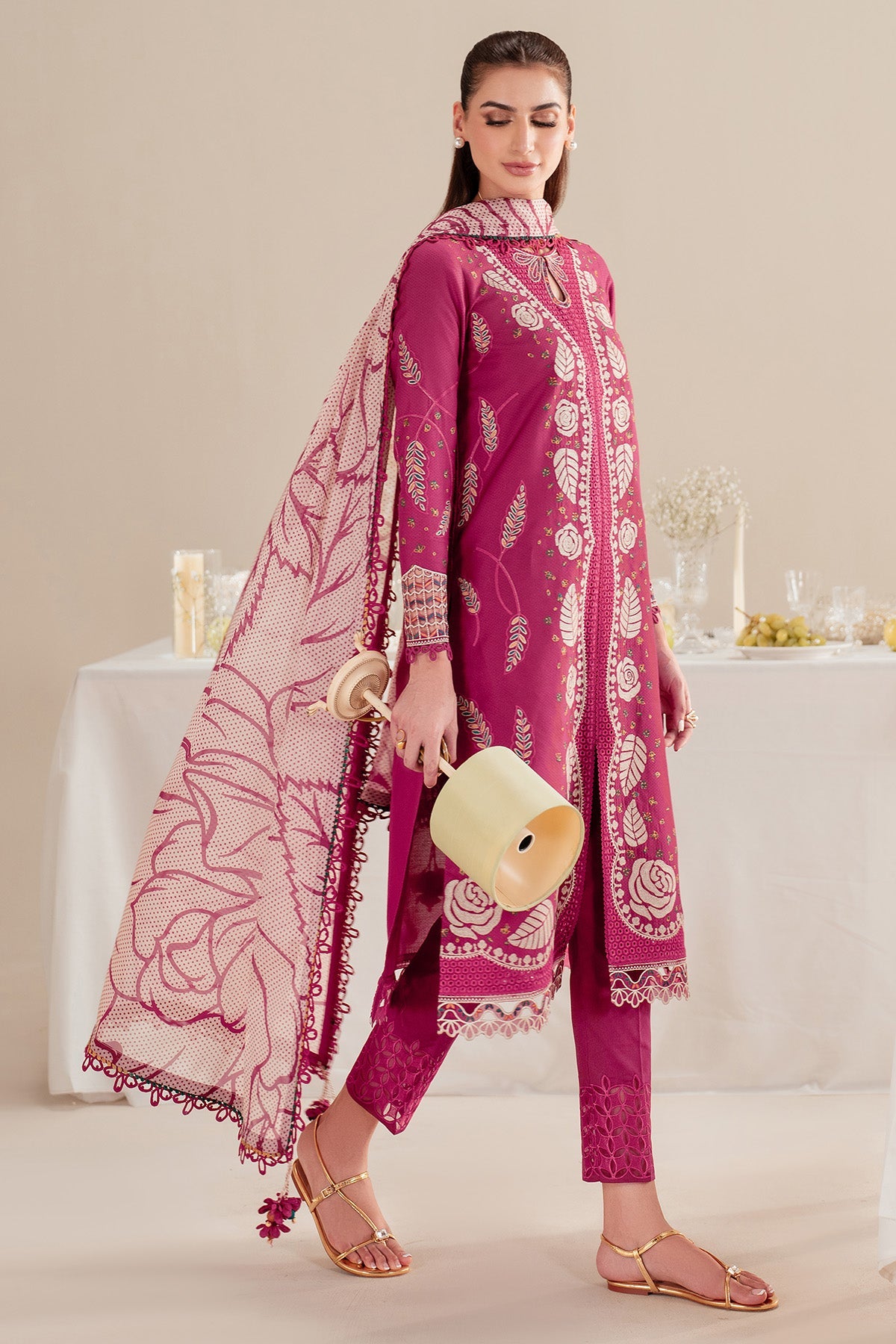 Iris EMBROIDERED DOBBY LAWN