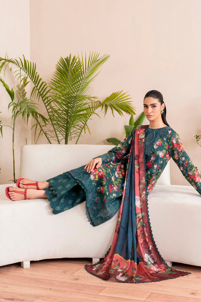 PRINTED CHIKANKARI LAWN