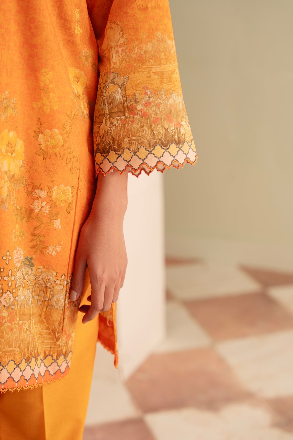 SELENE PRINTED LAWN