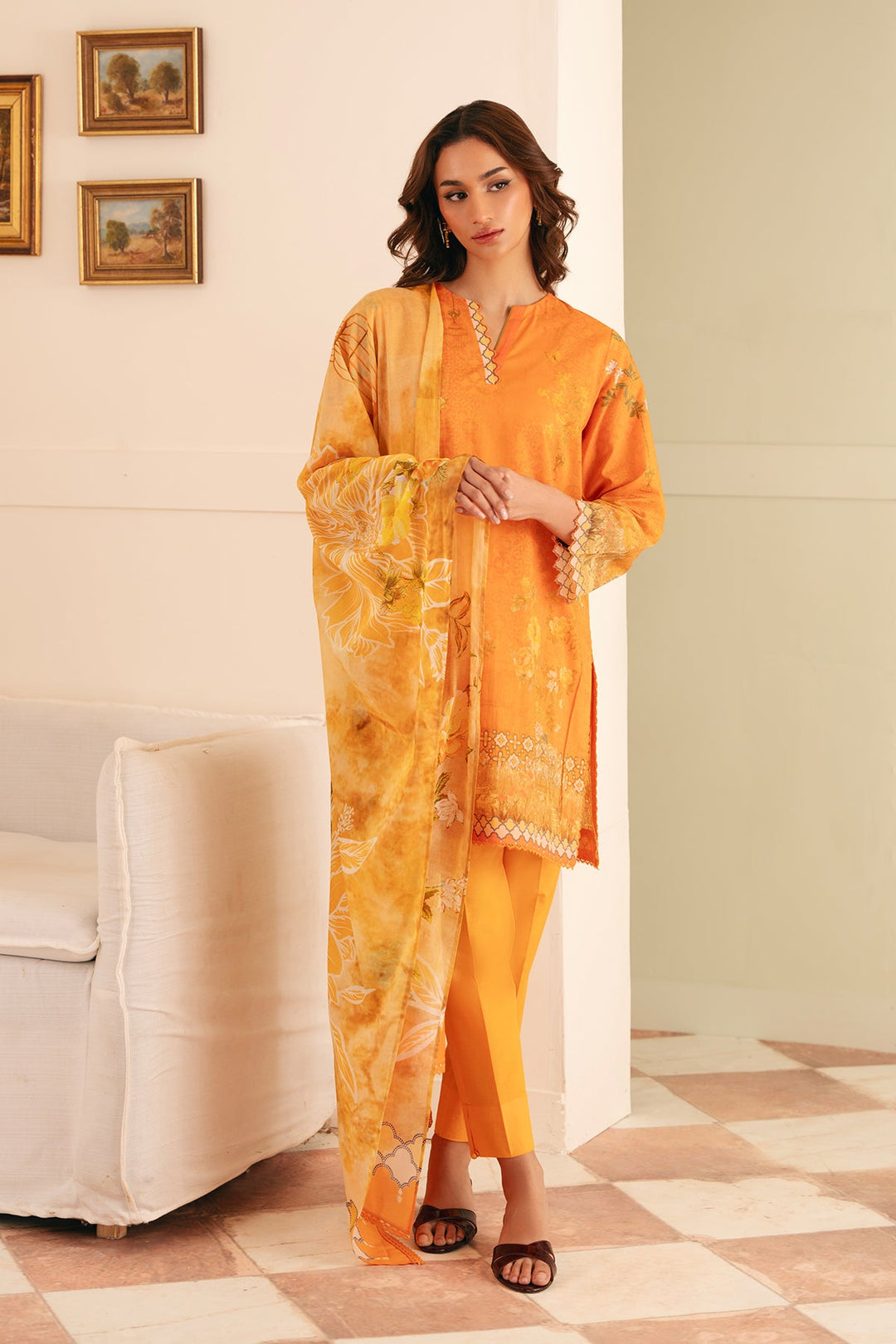 SELENE PRINTED LAWN