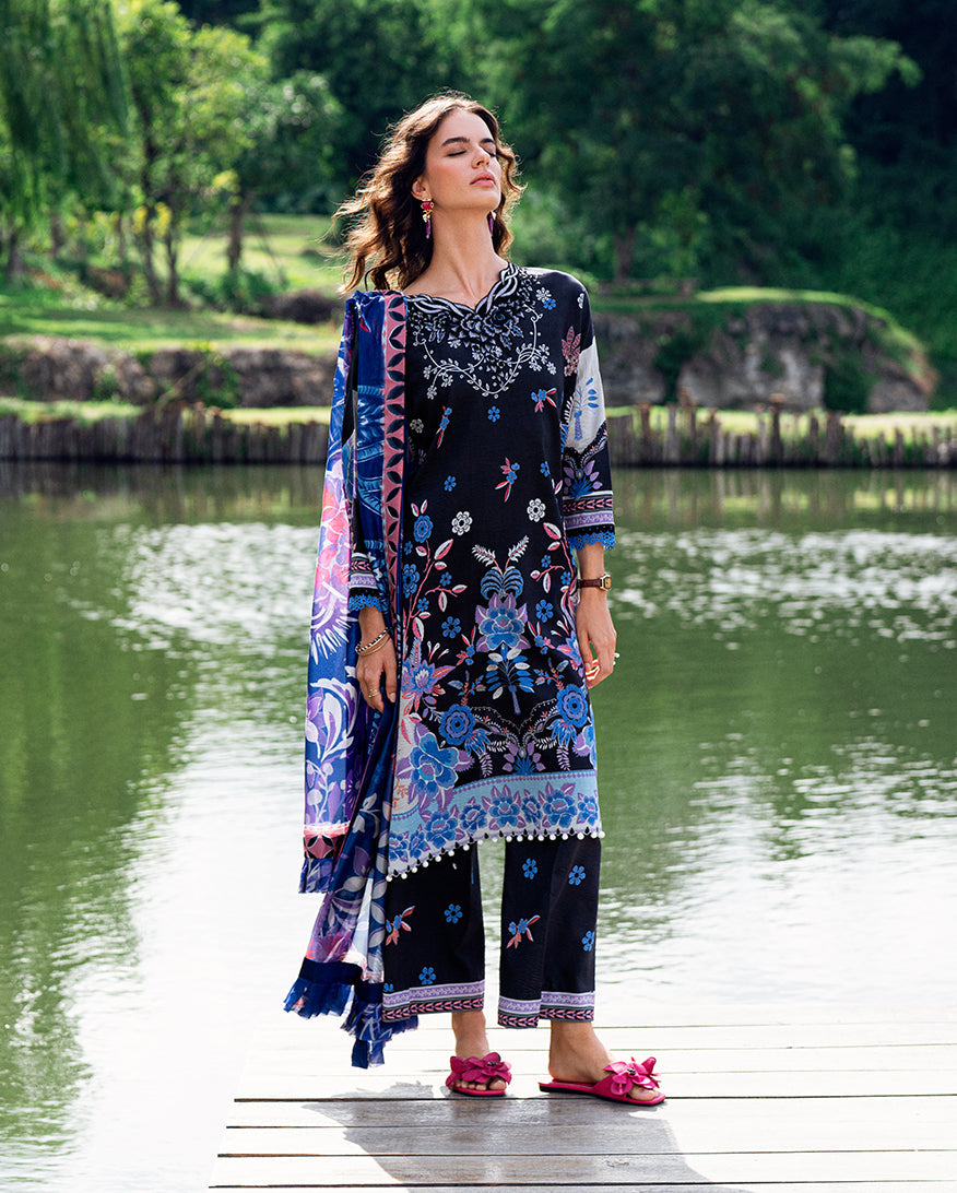 Garden veil Printed Lawn