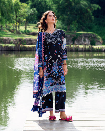 Garden veil Printed Lawn