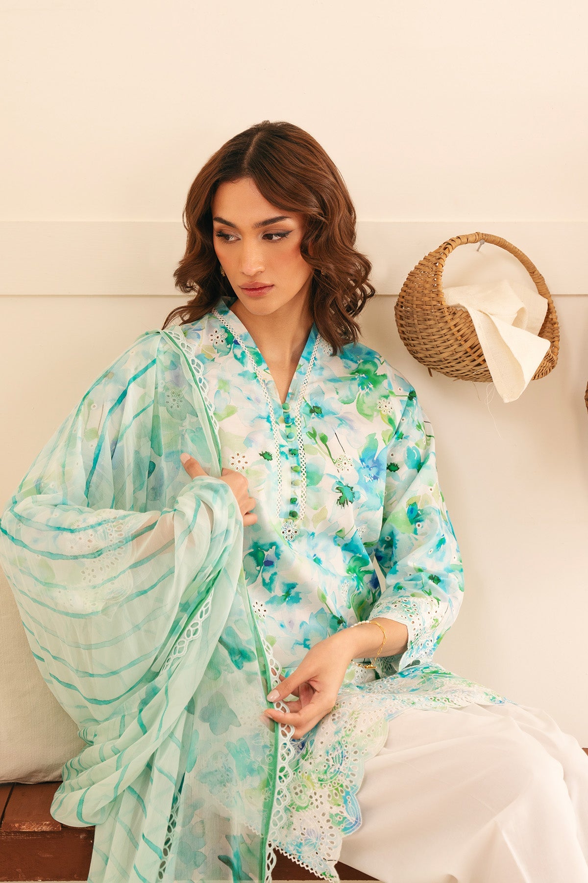 Raya Embroidered Lawn