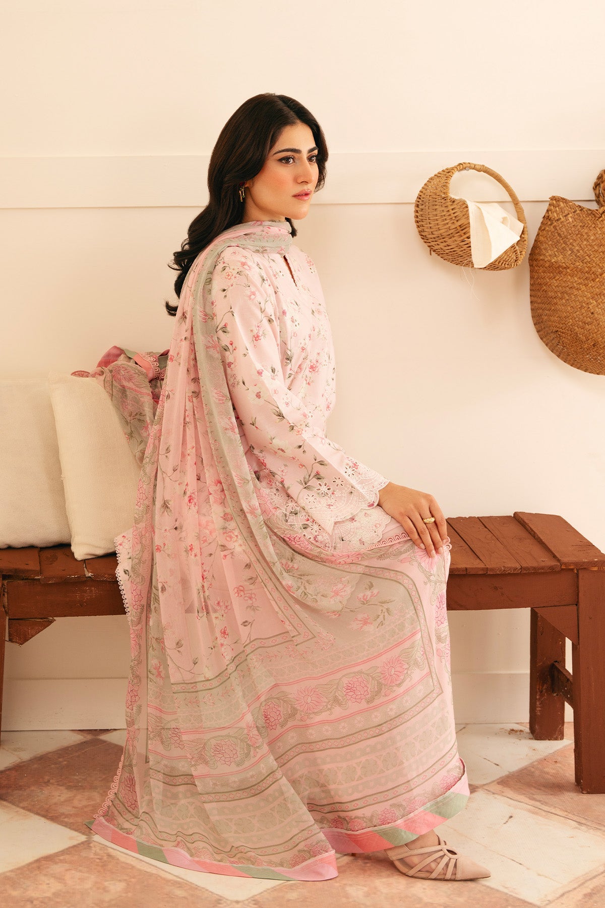 Raya Embroidered Lawn