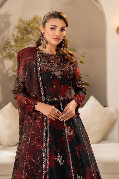 Fleur - Embroidered Printed Chiffon