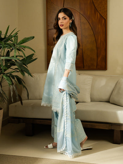 3Pc Unstitched Summer Lawn