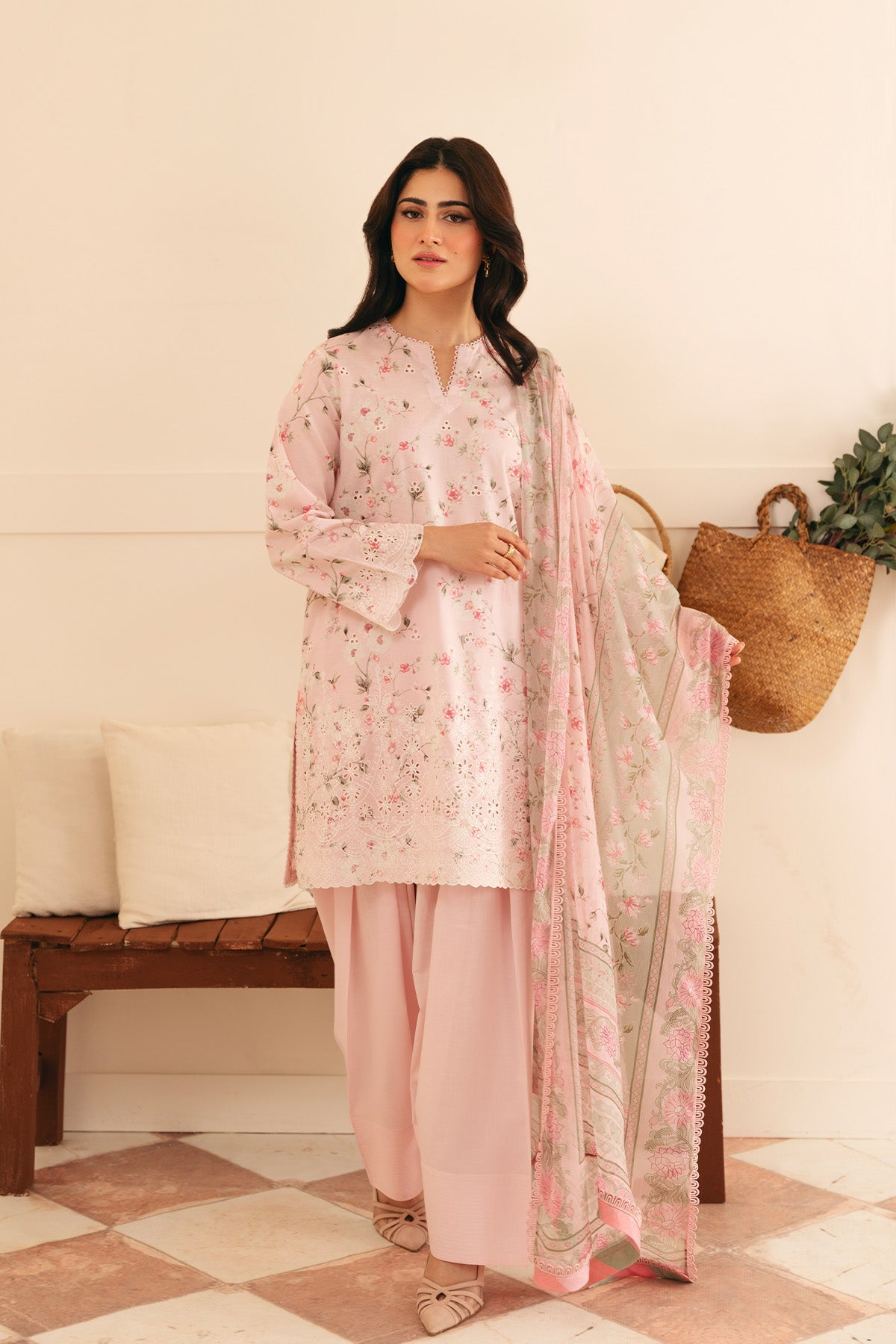 Raya Embroidered Lawn