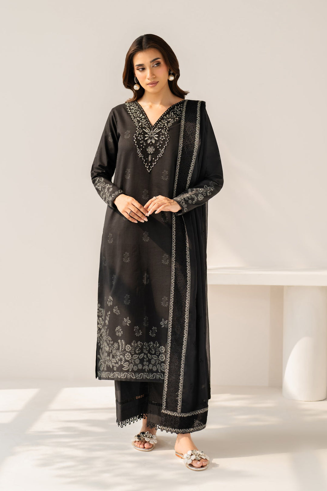 Printed  Unstitched Lawn 3 Pc