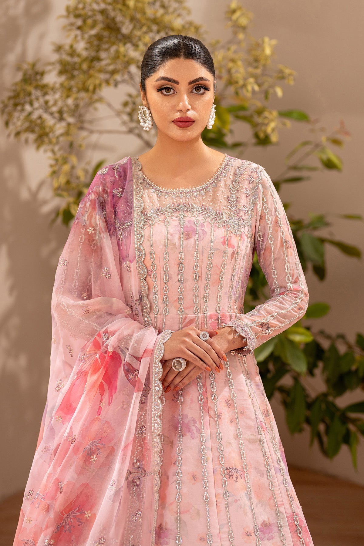 Fleur - Embroidered Printed Chiffon
