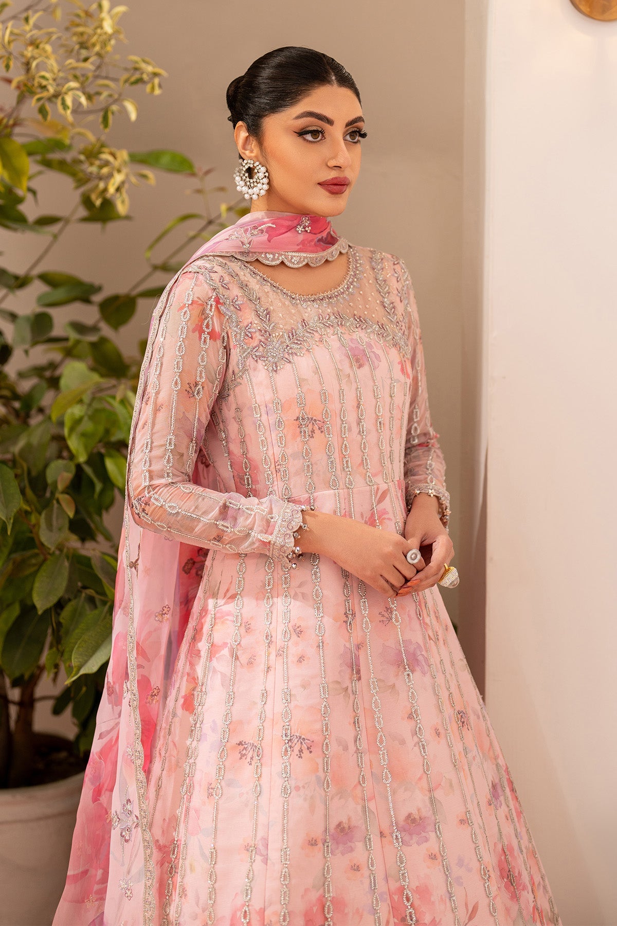 Fleur - Embroidered Printed Chiffon