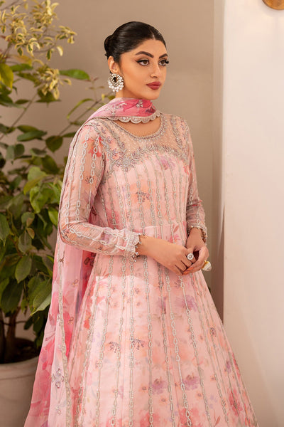 Fleur - Embroidered Printed Chiffon