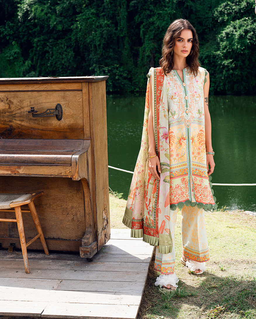 Garden veil Printed Lawn