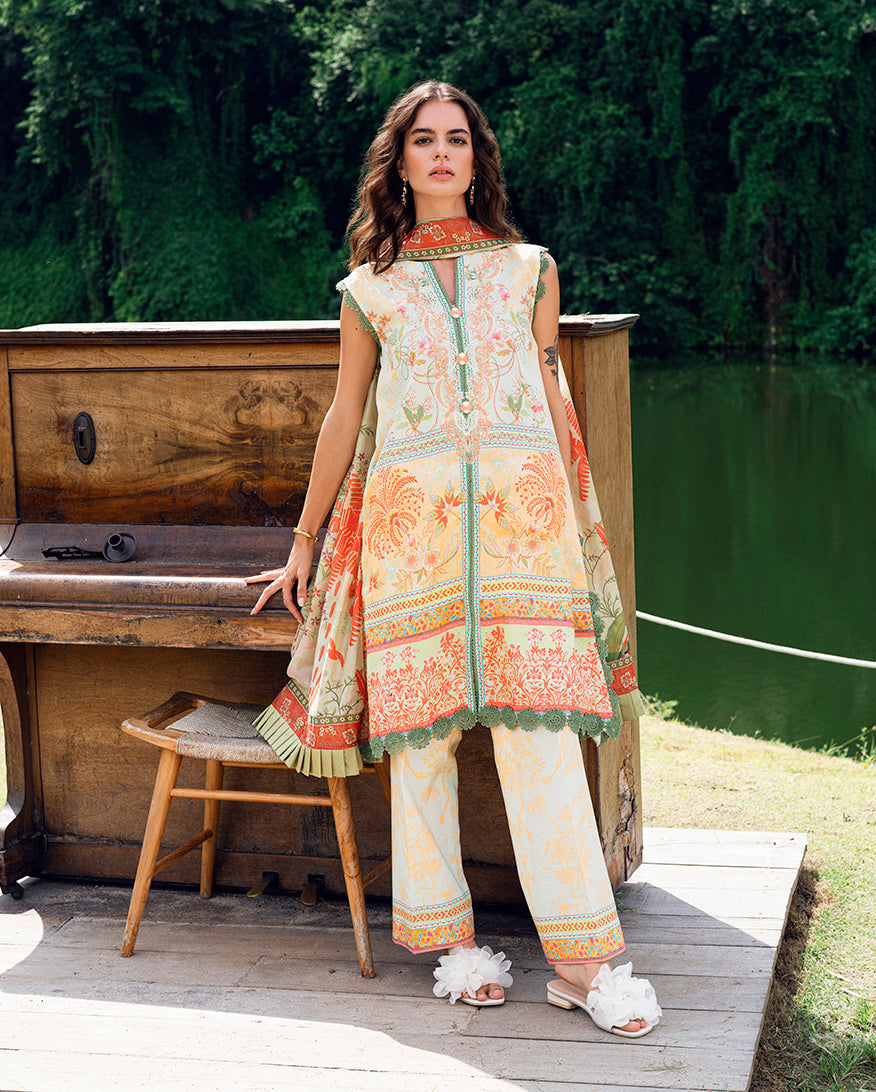 Garden veil Printed Lawn