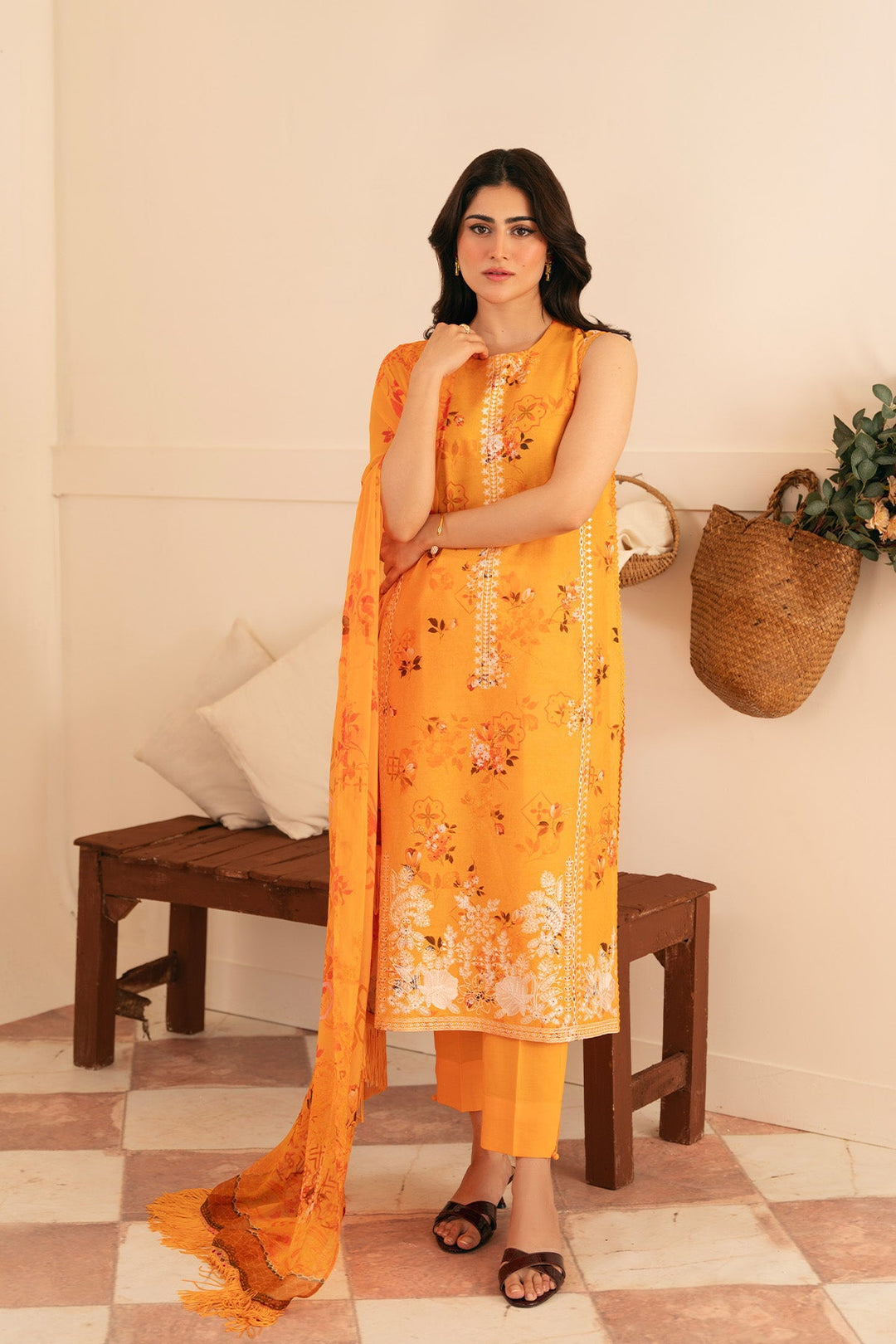 Raya Embroidered Lawn