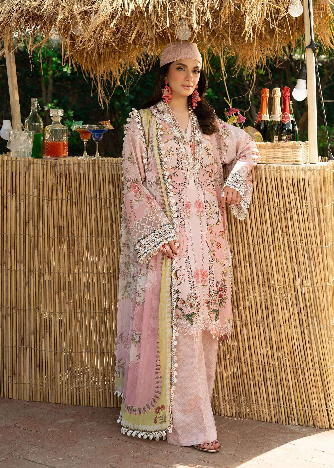 Cocktail Summer Print Lawn