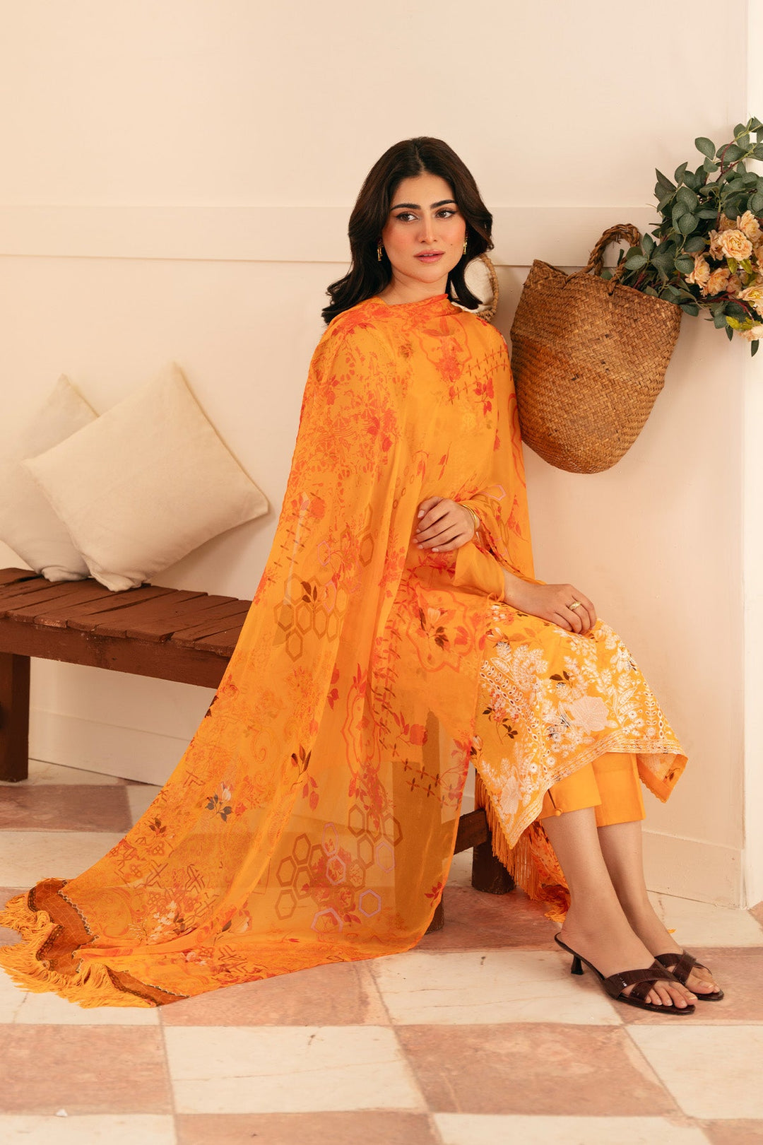 Raya Embroidered Lawn