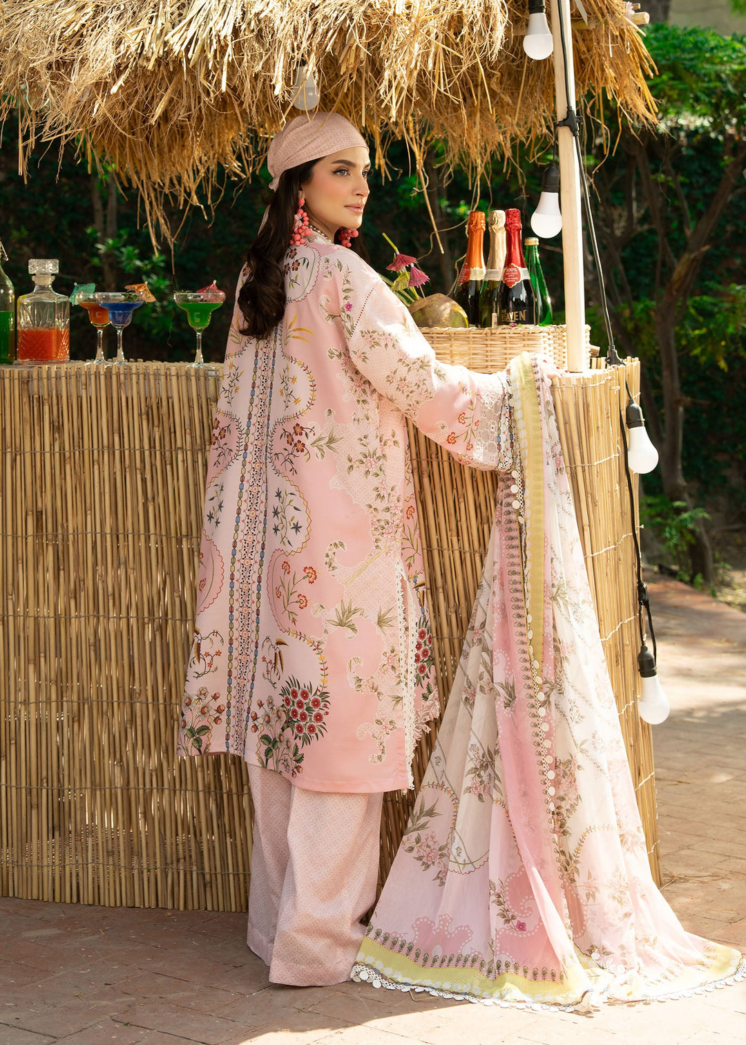 Cocktail Summer Print Lawn