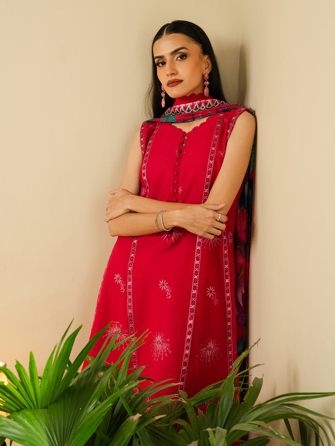 3Pc Unstitched Summer Lawn