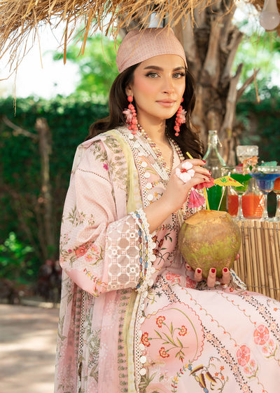 Cocktail Summer Print Lawn