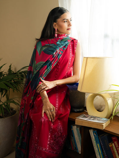 3Pc Unstitched Summer Lawn
