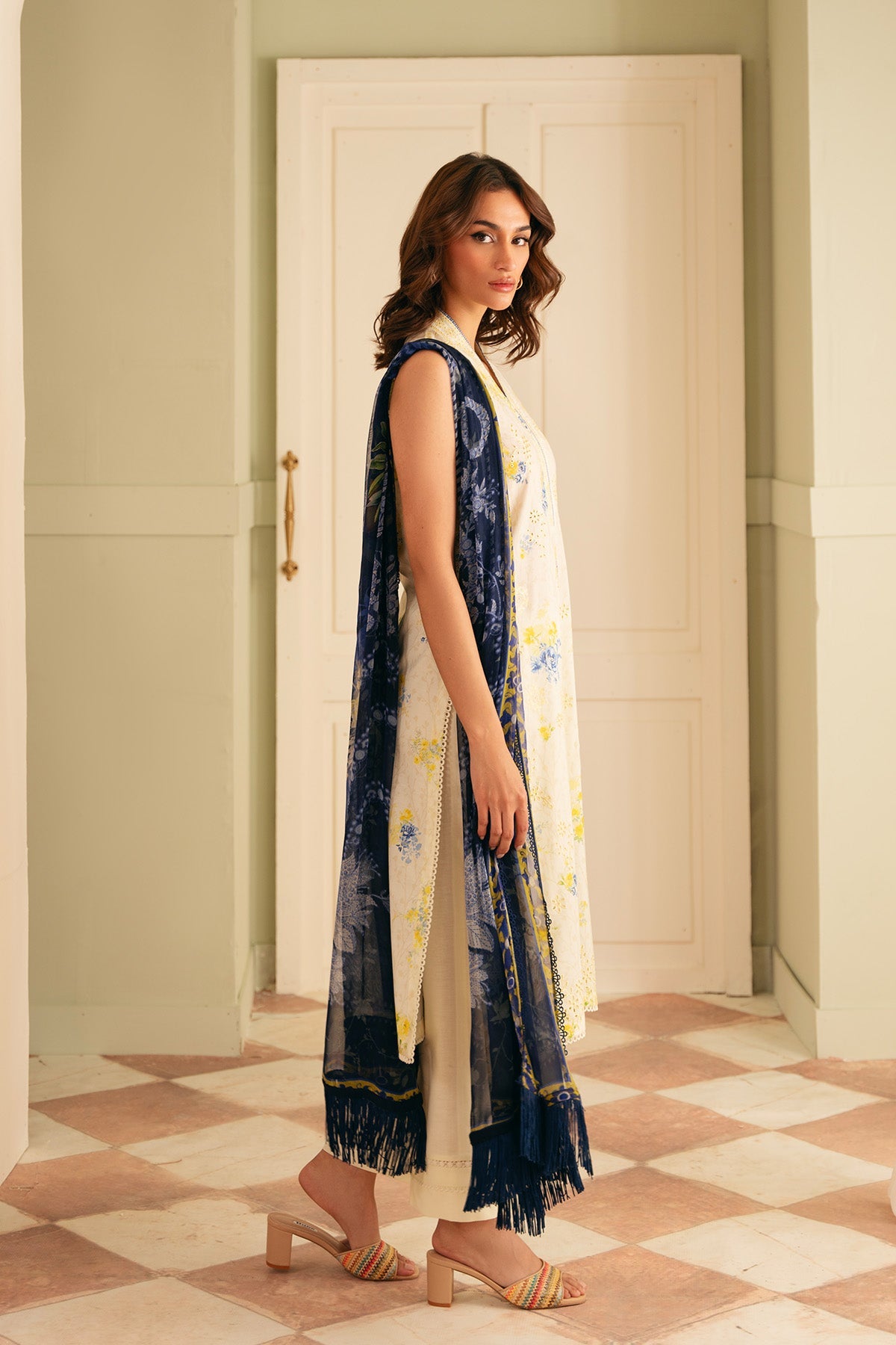 Raya Embroidered Lawn