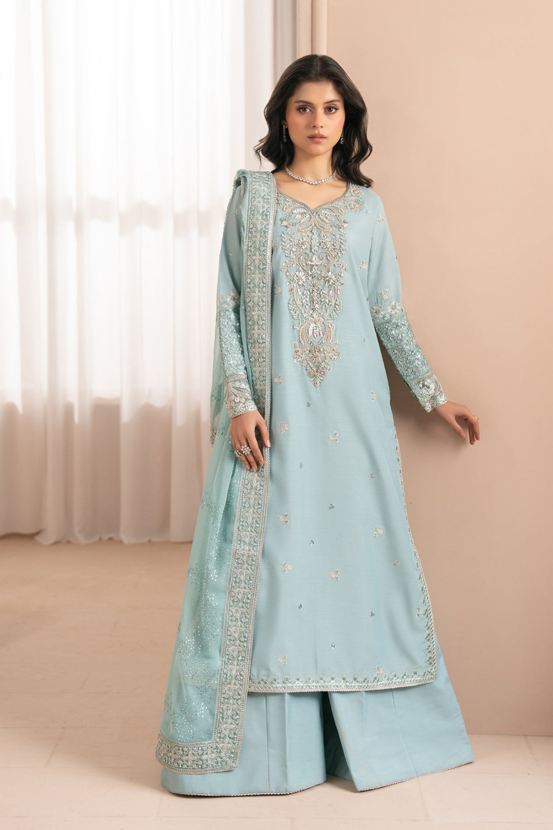 Unstitched Luxury 3 pc