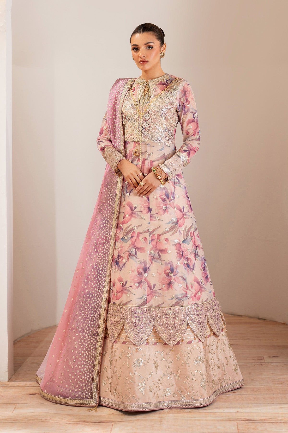 Fleur - Embroidered Printed Chiffon
