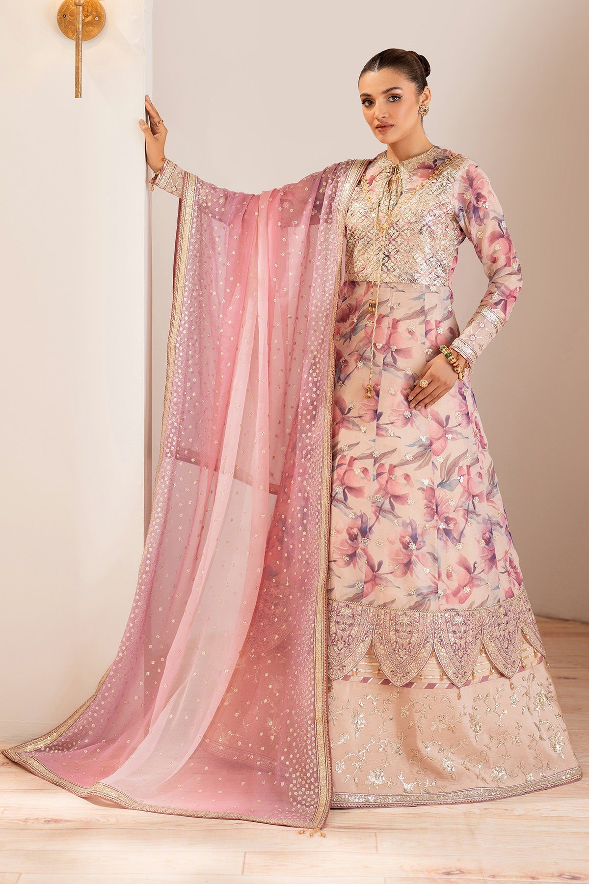 Fleur - Embroidered Printed Chiffon