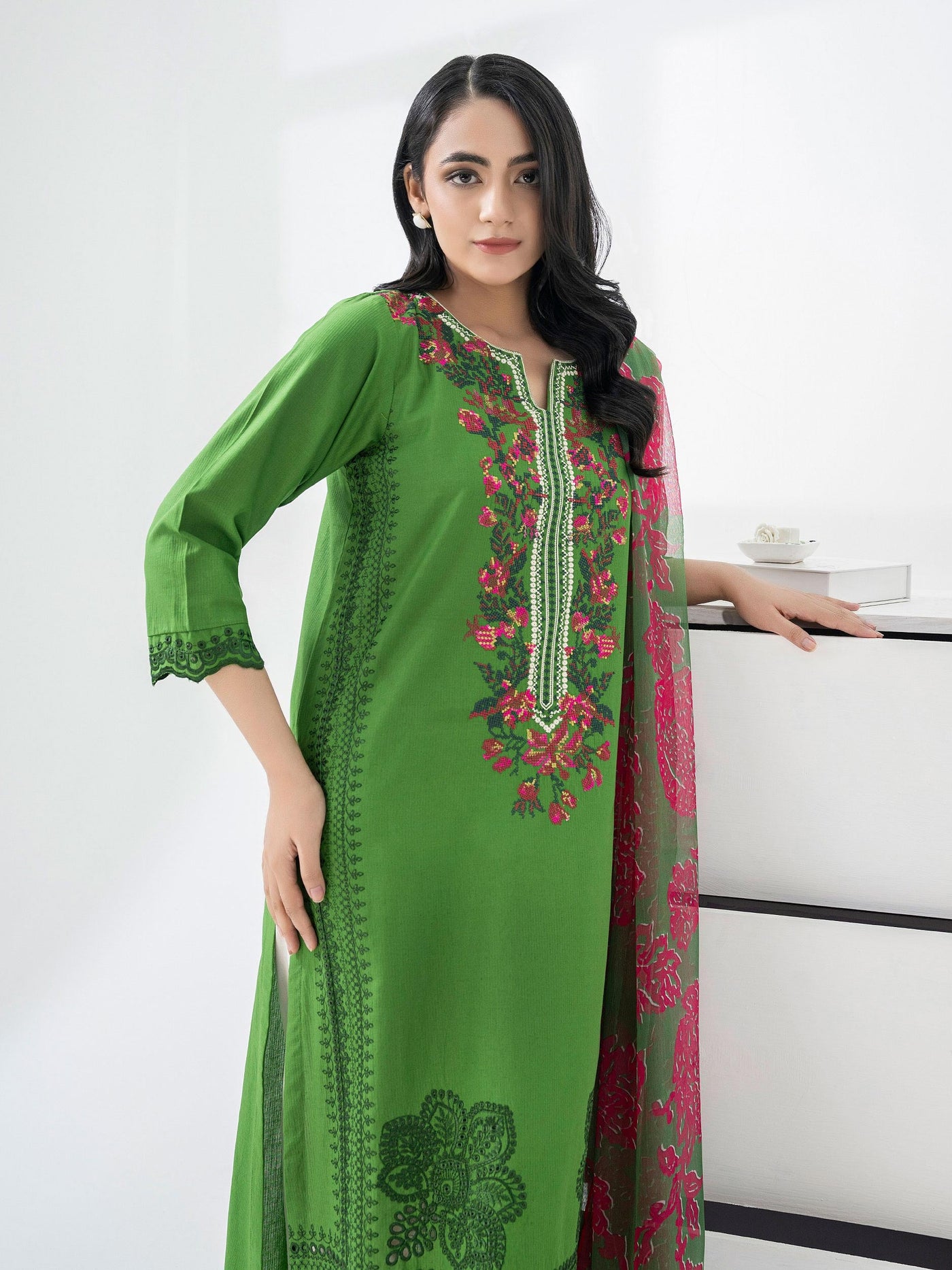 Limelight || 2 Piece Lawn Suit-Embroidered (Pret) A0004SU